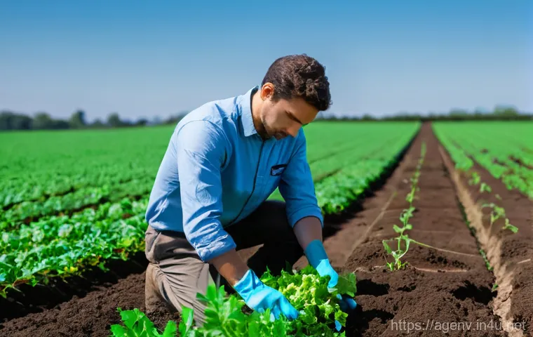 농업환경기술자 자격증 취득 후 해야 할 일 - **Image Prompt 1: Hands-on Field Expertise in Traditional Agriculture**
    A professional agricultu...